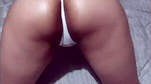 PLAYING WITH FOUR SEXY BRUNETTES IN LINGERIE!