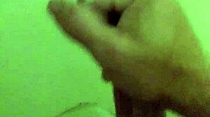 I am rubbing one out