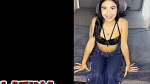 tiny latina teen monster cock facial