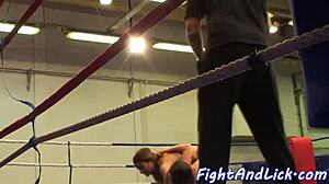 Busty European Amateurs Wrestle Naked in Heated Catfight