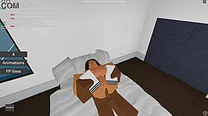 Amateur first time in roblox porn, intense doggystyle and cowgirl riding