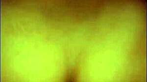 Feeling the intense orgasm as busty chocolate squirter gets fingered and fucked in pov close-up.