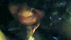 Bbw gives sloppy blowjob to big black cock