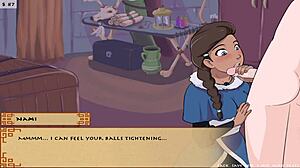 why does this anime girl give such a sloppy blowjob?