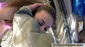 Black Teen Virgin Strip Search Turns Into HOT SEX Outdoors