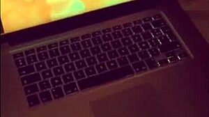 Feeling the intense orgasm as busty chocolate squirter gets fingered and fucked in pov close-up.