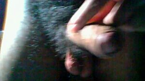 Watch this hairy dick get masturbated?