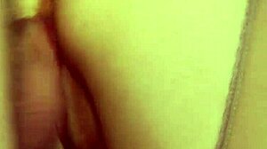 Fingers plunging into this blonde milf's wet pussy!