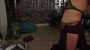 Hotwife Steffi Dresses As Princess For Pussy Dance In Halloween Cosplay