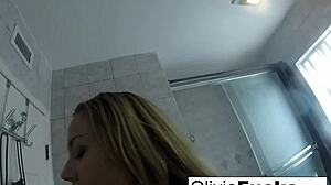 Pierced Olivia Masturbates After Long Day!