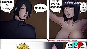 Sasuke says, 'i'm fucking Hinata hard.'