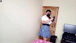 i masturbate with big dildo for celebration