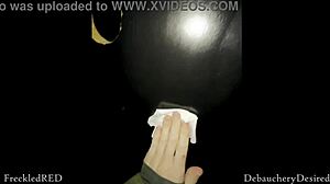 i sucked a stranger's huge cock at the glory hole for cumshot