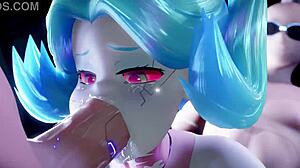 Mantis and Rebecca in Cyberpunk Edgerunners!