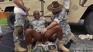 Extreme thick cocks in gay blowjob scene with explosive cumshots.