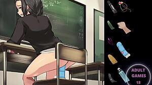 in this anime, girls go no pants in school, so exciting! 😄