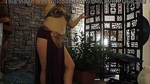 Hotwife Steffi Dresses As Princess For Pussy Dance In Halloween Cosplay