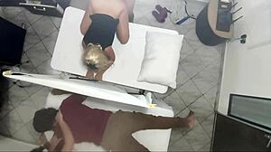 Huge Ass Woman Fucked By Masseur Next To Husband