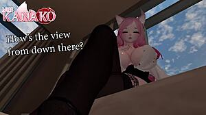 Teacher Rewards Good Student in Cat Girl Cosplay