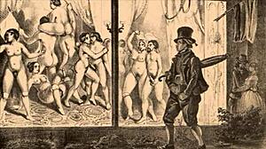 Vintage erotic art sparks curiosity with retro charm.