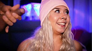 beautiful latina teen 18+ teases with cock sucking