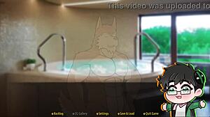 Check out this furry yaoi game demo with gay christmas themes.