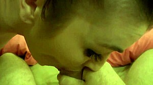 Hot Brunette Sucks Dick Like a Total Pro!