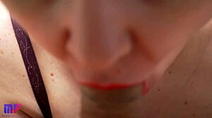 Gentle close-up of oral fantasy scene