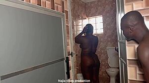 Boss's Daughter Bent Over In Bathroom!