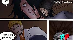 Sasuke says, 'i'm fucking Hinata hard.'