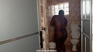 Boss's Daughter Bent Over In Bathroom!