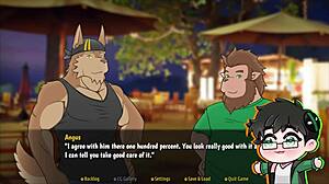 Check out this furry yaoi game demo with gay christmas themes.