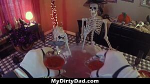 Stepdaughter Tricks Father-In-Law with Mischief