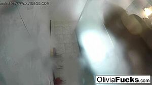 Pierced Olivia Masturbates After Long Day!