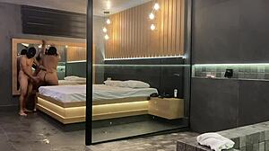 Morena Sits Deliciously On My Hard Cock.