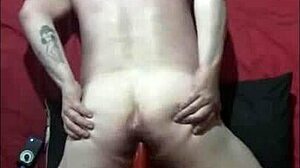 bisexual male gets fucked by dildo machine in his anal pussy part 2