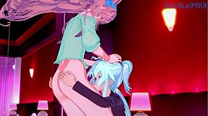 Cagliostro Chris Yukine Maria Cadenzavna Eve Futanari Lesbian Sex Creampie!