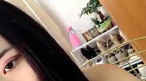 hot girl showing off perfectly in live stream 🔥