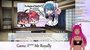 Vtuber Lewdneko Plays F Me Royally Part 1
