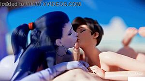 i made this overwatch hmv pmv heartless remake with anime goddess