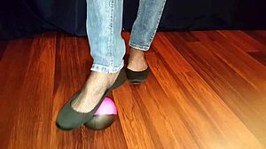 Intimate webcam session with a fetish milf on Facebook