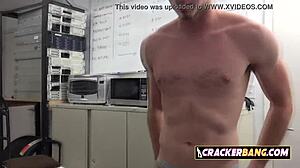 gay jock at job interview for casting