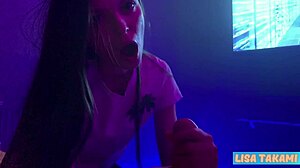 hey, pov blowjob from petite teen lisa takami is so sexy