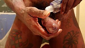 Hallelujah Johnson jacks off big dick