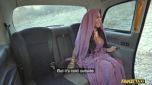 Damn, fake taxi Bengali nurse takes big cock in tight Asian pussy with tits out! 😍