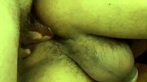 Big black cock penetrates tight ass intensely