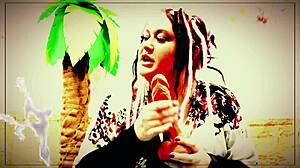 Exploring cock with Goddess Lana 😍