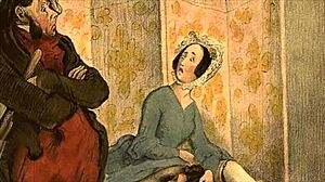 vintage erotic animation from antique hentai cartoon