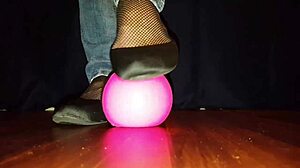 Intimate webcam session with a fetish milf on Facebook