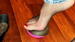 Intimate webcam session with a fetish milf on Facebook